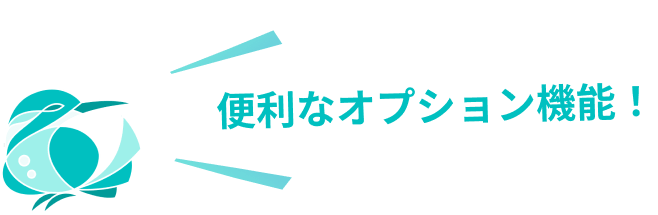 便利なオプション機能!